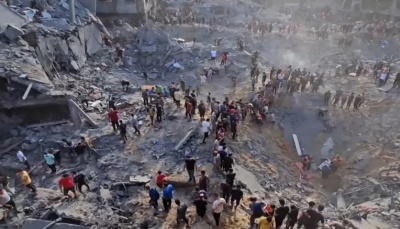"نيويورك تايمز" تكشف عن نوع القنبلة التي ألقتها إسرائيل على مخيم جباليا بغزة