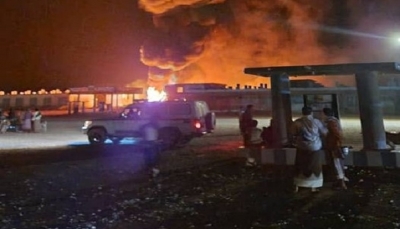 المهرة.. وفاة ثلاثة من موظفي شركة النفط في حريق نشب بمحطة وقود