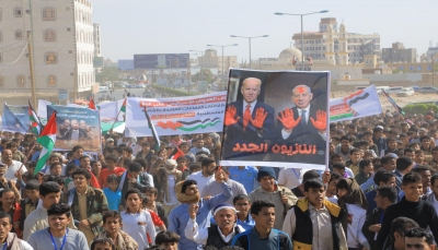حشود تضامنية لم تنقطع والأكثر دعماً باليمن.. كيف تساند مأرب القضية الفلسطينية؟