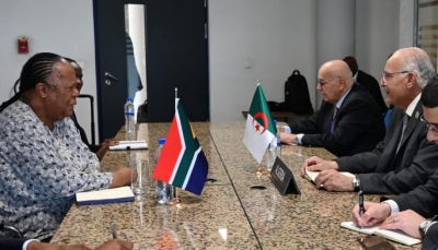 الجزائر وجنوب أفريقيا تتفقان على مواصلة الضغط لتفعيل تدابير محكمة العدل الدولية بشأن غزة