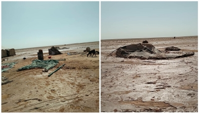 تضرر أكثر من ثلاثة آلاف أسرة نازحة جراء الأمطار في 5 محافظات يمنية