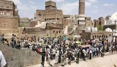 وفاة وإصابة 4 عمال إثر انهيار ملحق مسجد أثري في صنعاء القديمة