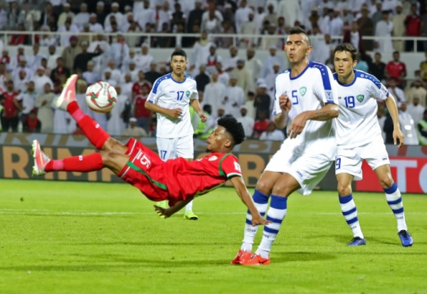 فوز متأخر لأوزبكستان على سلطنة عُمان في كأس آسيا