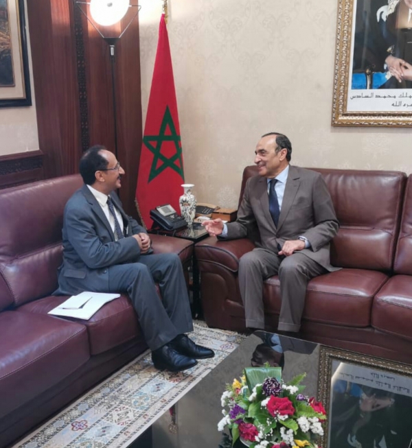 سلطان البركاني يتلقى دعوة رسمية مع هيئة رئاسة المجلس لزيارة المغرب