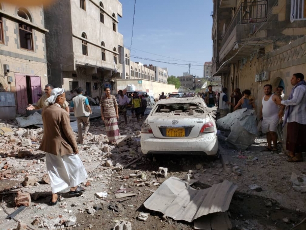 مقتل ستة مدنيين من أسرة واحدة بغارة للتحالف في صنعاء