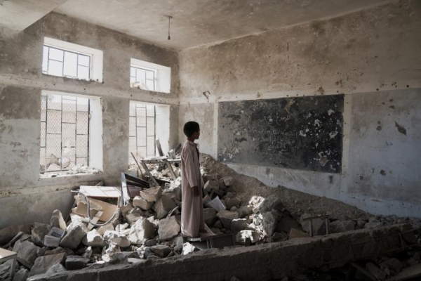 الأمم المتحدة: الصراع المستمر في اليمن تسبب بتدمير البُنية التحتية للتعليم