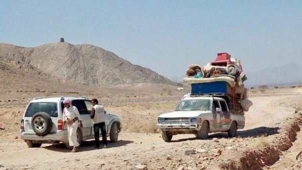 مأرب.. نزوح 710 أسرة جراء تصعيد مليشيا الحوثي في "حريب"