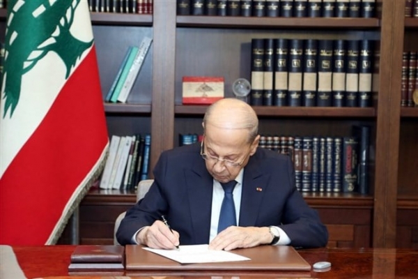 لبنان توقع اتفاق ترسيم الحدود البحرية مع الاحتلال الإسرائيلي ونصر الله يعتبر ما حدث انتصارا كبيرا