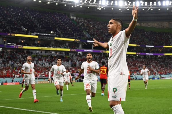 مونديال قطر 2022.. - منتخب المغرب يقهر بلجيكا بثنائية نظيفة ويقترب من التأهل إلى الدور الثاني