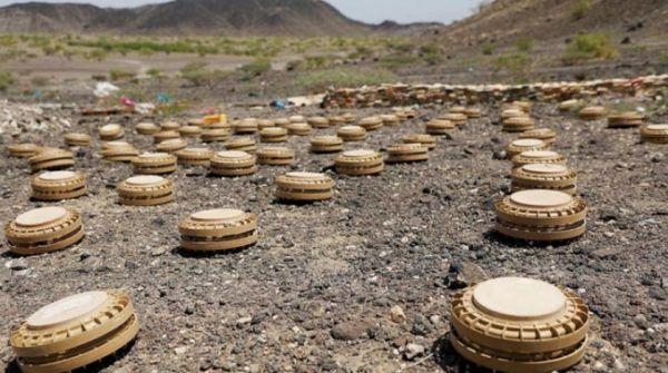 الألغام الحوثية في اليمن.. إصابة نازحة بمأرب ونزع 1269 لغماً في عدة محافظات