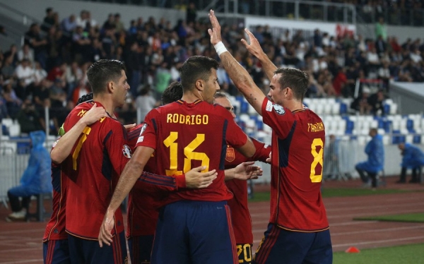 إسبانيا تكتسح جورجيا بسباعية في تصفيات بطولة أمم أوروبا