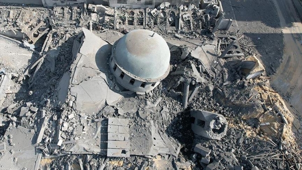 أوقاف غزة: القصف الإسرائيلي دمر 26 مسجدا بشكل كلي 