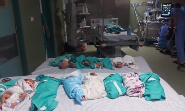 غزة.. استشهاد طبيبين بقصف إسرائيلي لمستشفى مهدي ووفاة أطفال رضع في الشفاء