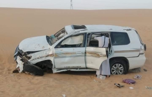 شرورة..وفاة وإصابة ستة معتمرين يمنيين في حادثة سير مُروّعة