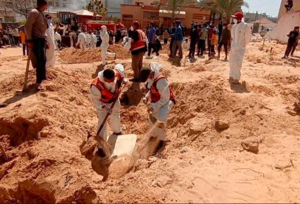 الاحتلال يرتكب 5 مجازر جديدة بغزة.. وانتشال 190 جثة من مقبرة جماعية بمجمع ناصر