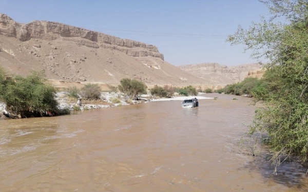 حضرموت..وفاة ثلاثة أشخاص من أبناء مأرب في حادثة غرق بسيول الأمطار في وادي العين