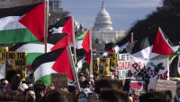 المئات يتظاهرون في واشنطن تنديداً بالحرب على غزة وإحياء لذكرى النكبة
